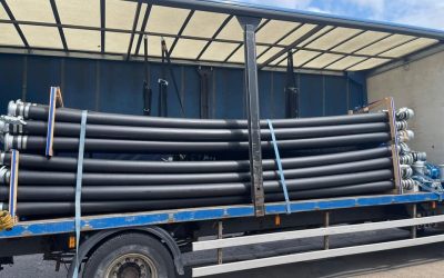 300m 150mm Hose and Valves Delivery