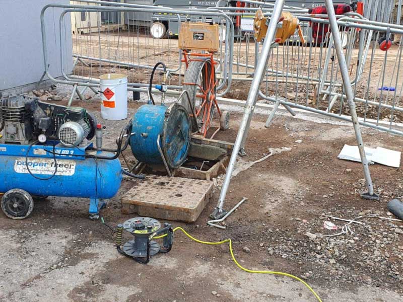 On-site Drain Technology work