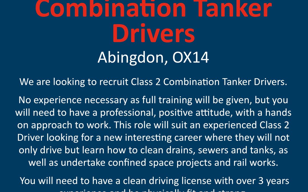 We’re Hiring: Combination Tanker Drivers