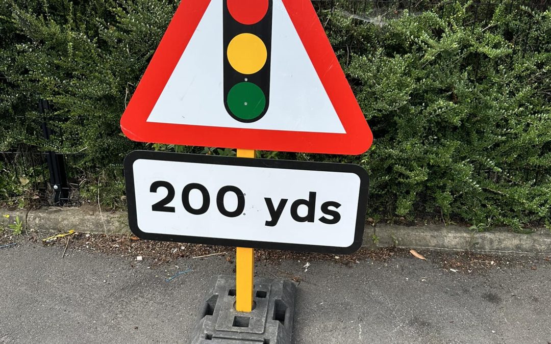 Today we got to sample the new, smaller more environmentally friendly quick lock traffic sign system that our traffic management division “TTM” have just ordered ready for their first project starting at the end of the month.