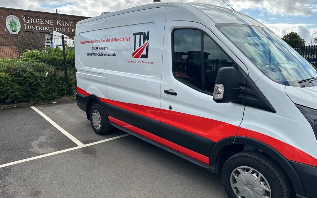 Another brand new vehicle for TTM, this one going to one of our telecommunication fibre blowing teams.