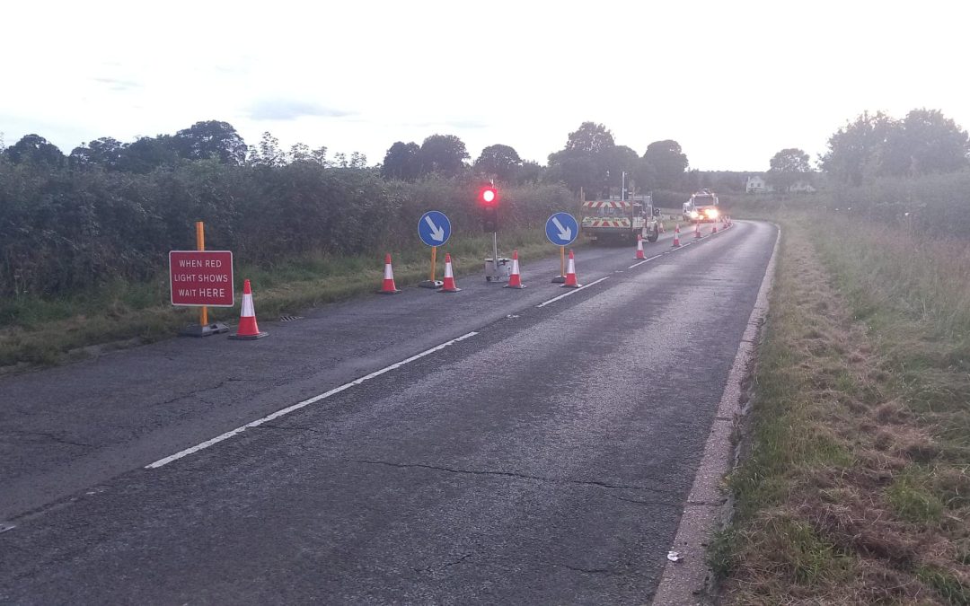 Tonight we have our West area telecoms team out undertaking a TRR/subduct installation job working alongside a civils avoidance crew on a combination tanker, all while one of TTMs traffic management units undertake the traffic flow management.