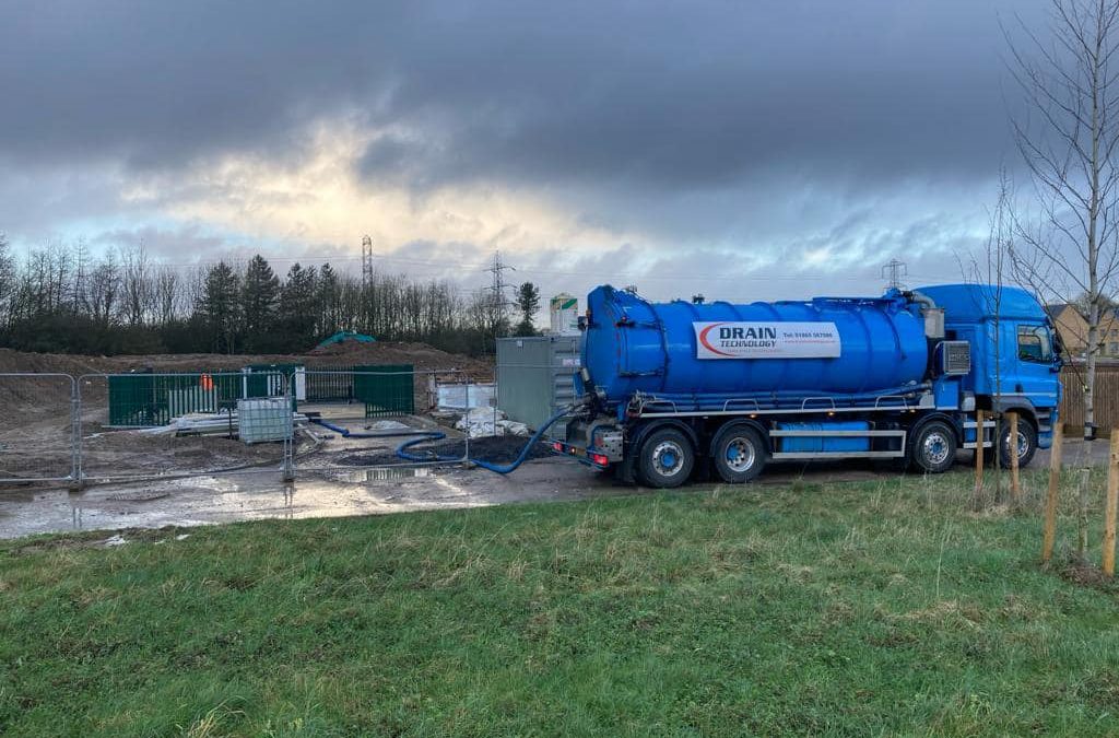 Our 24/7 tanker team have been out on and off all over the festive period undertaking emergency work for clients.