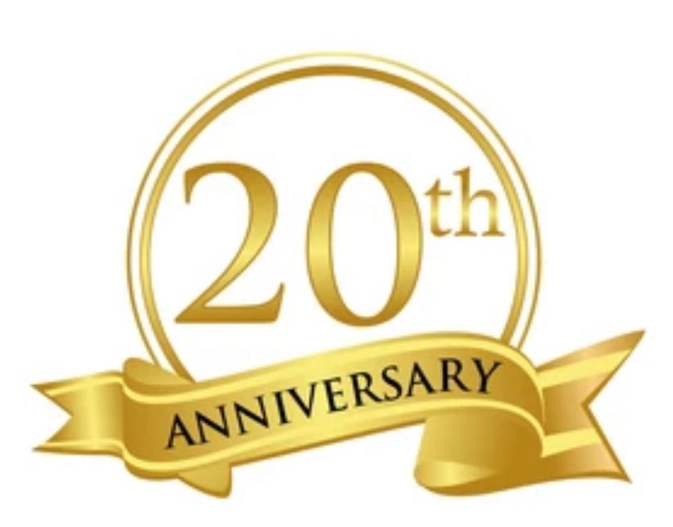 20th anniversary logo