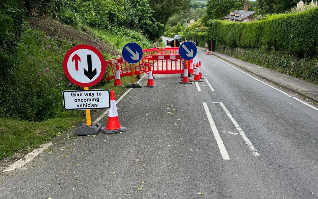 Our TTM civils division undertaking another emergency project to repair a collapsed pipe running down a steep bank.