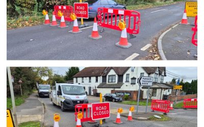 TTM traffic management teams working over in Swindon.