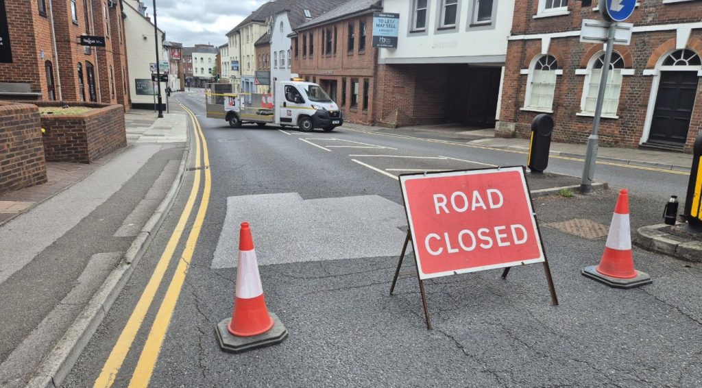 Road closed