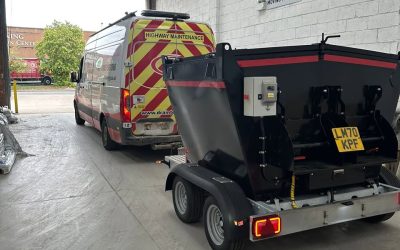 Good to see our new hot box going out to collect its first load of base and topping for a job in Witney.