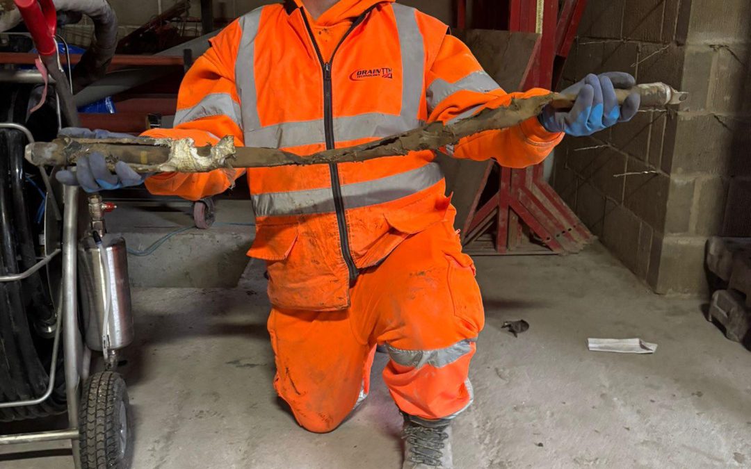 Robotic Cutting Team Resolves Failed Patch Liner in Basement Drainage System