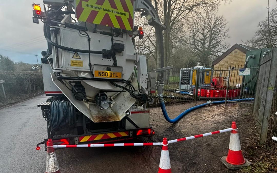 Another one of our big girls “Dirty Devil” out undertaking on-going over pumping work, protecting properties and vital utilities from flooding.