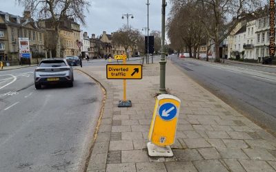 Today our TTM crews are operating a road closure in Oxford as works continue for the safe removal of scaffolding.