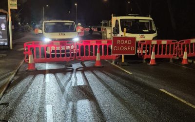Night one of seven is underway in Bicester, Oxford, with TTM successfully implementing a full main road closure to enable a valued client to begin their major infrastructure scheme.