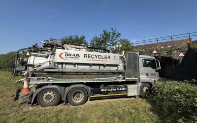 One of our rail team today travelled up North to support a client with a culvert clean and investigation.
