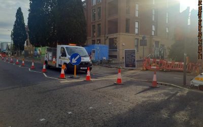 This week, TTM has been out in Welwyn Garden City installing a 3-way traffic management system with two pedestrian crossing points, helping one of our valued clients safely complete construction works on one of their projects.